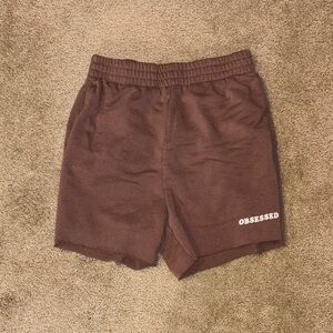 Divided Brown Athletic Shorts